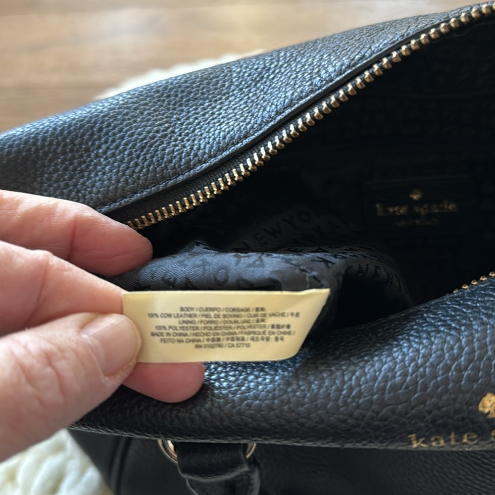 Kate Spade Black Leather Bag - Picture 7 of 7